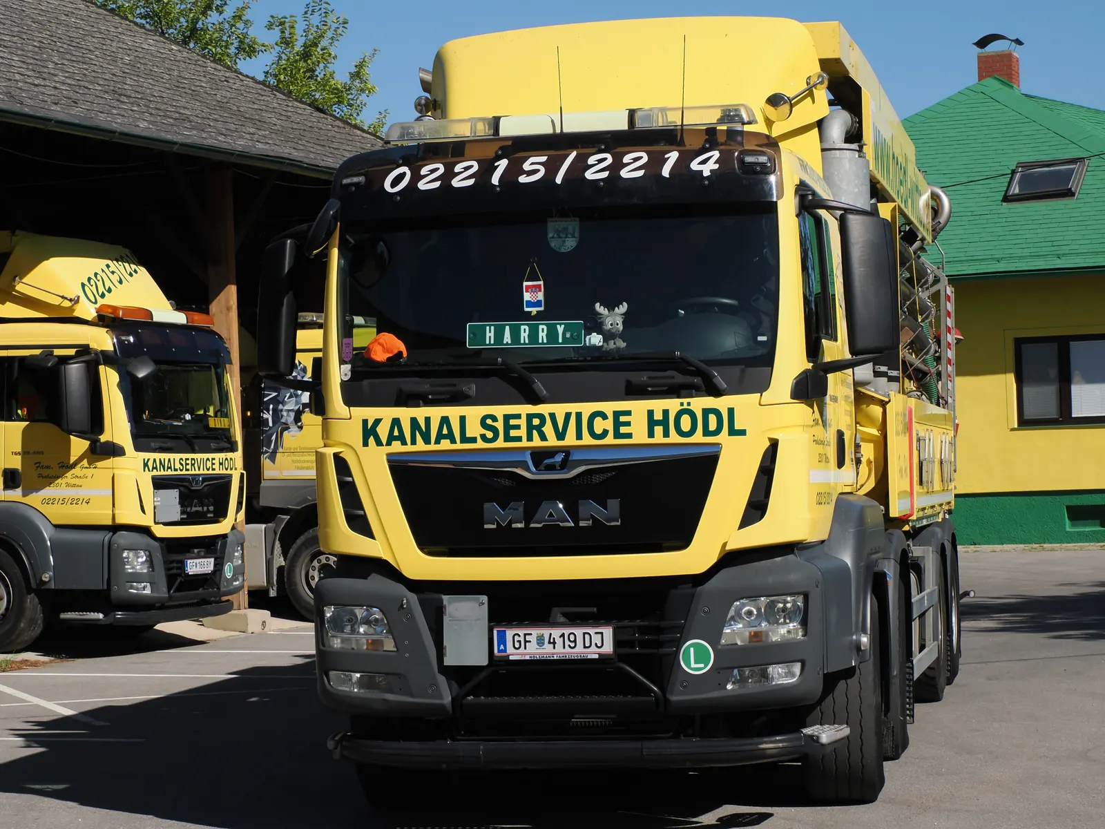 Kanalservice-Fahrzeug der Fam. Hödl GmbH