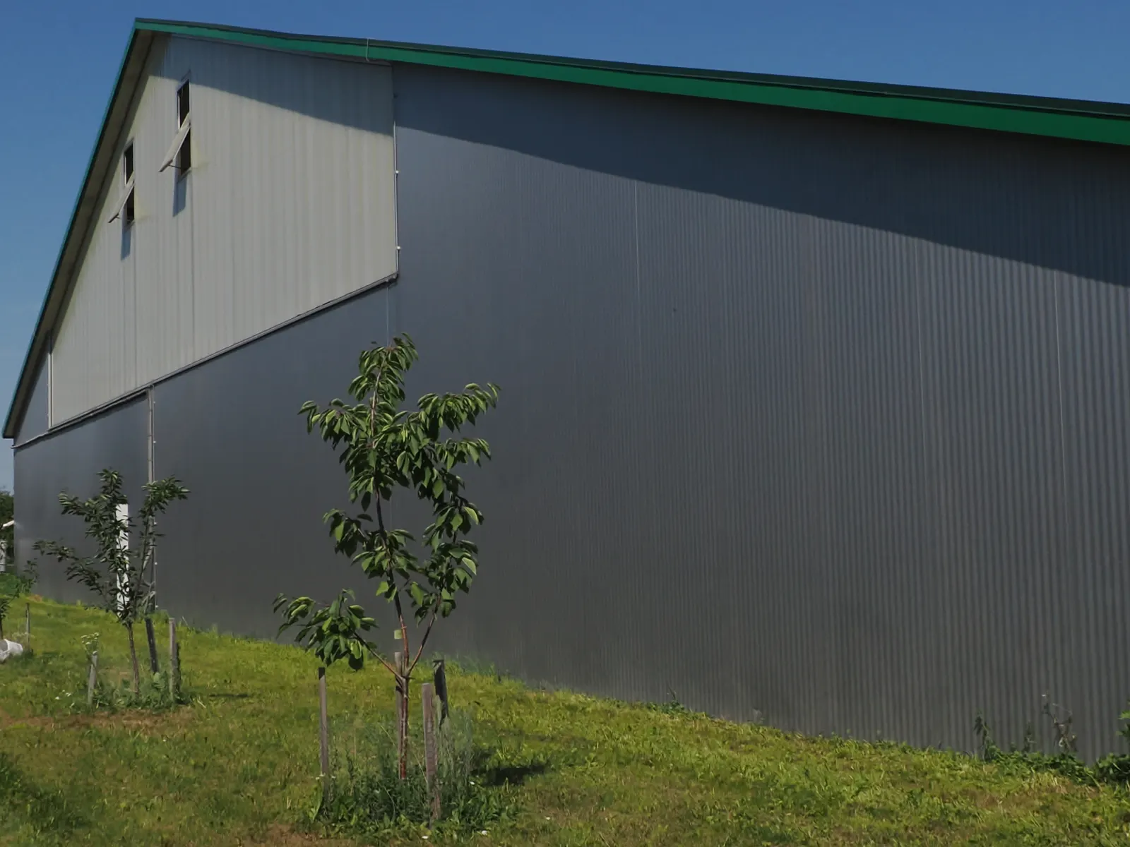 Hallenfußballhalle im Freizeitcenter Hödl, Außenansicht