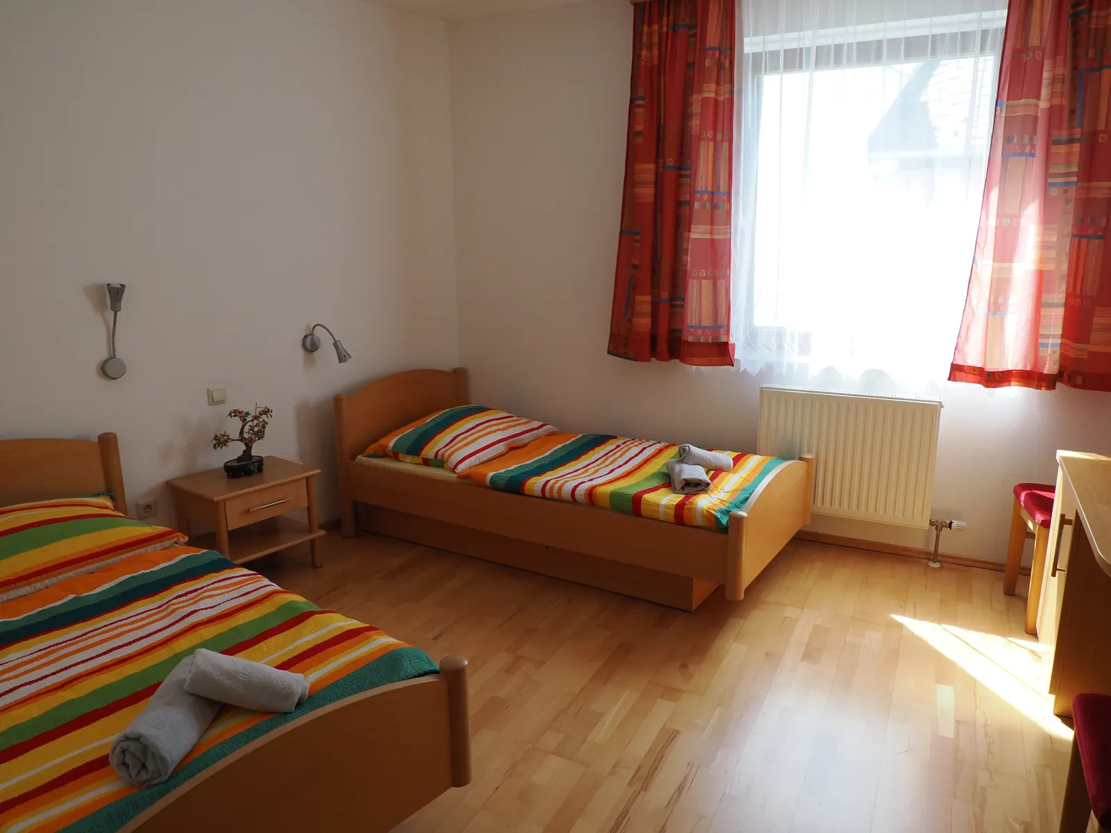 Gästezimmer in der Pension Hödl