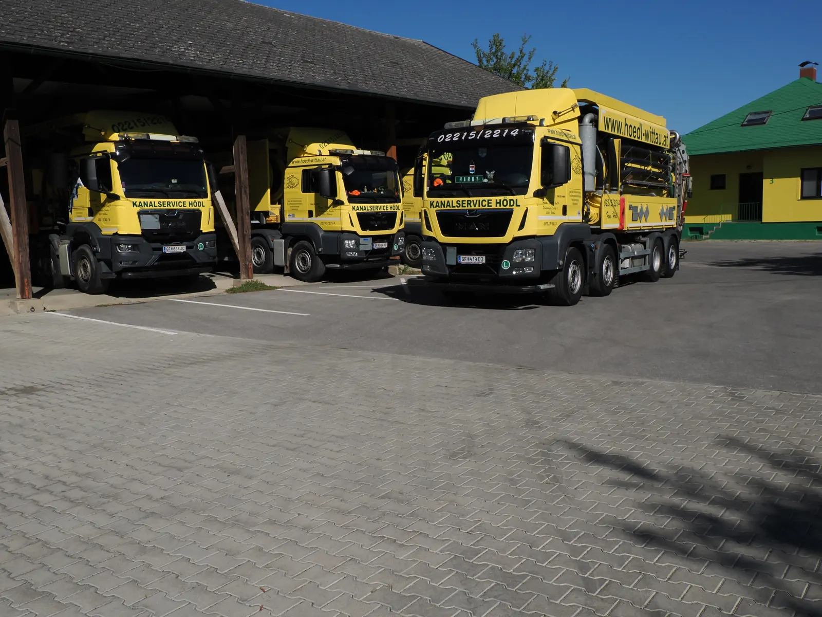 Kanalservice-Fahrzeug der Fam. Hödl GmbH