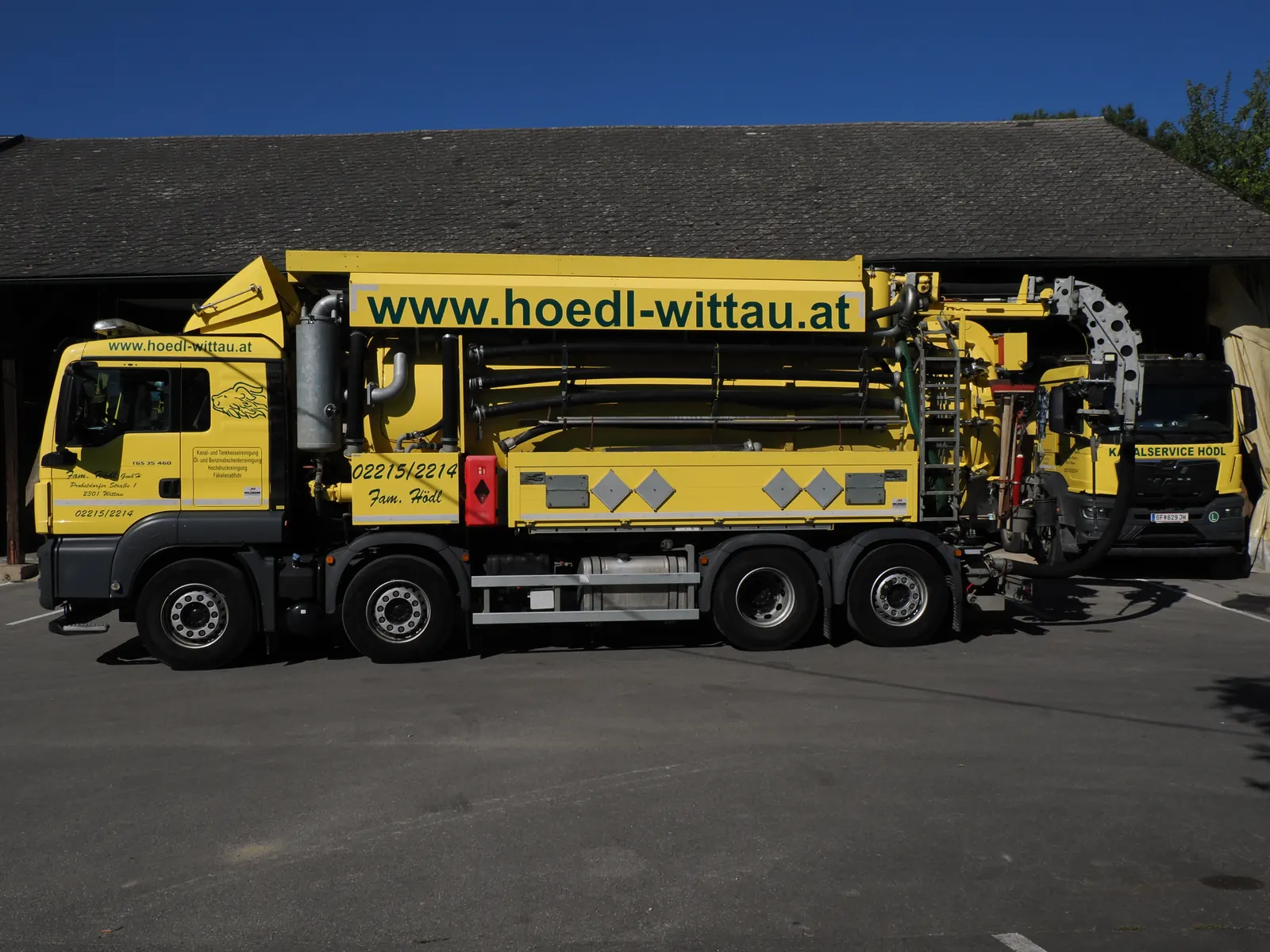 Kanalservice-Fahrzeug der Fam. Hödl GmbH